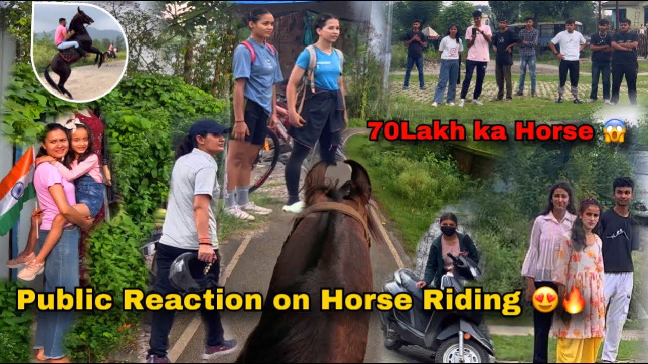 Public Reactions on Horse Riding 💖 | Shocking reactions 😍 | Horse Riding | Horse Ride 🔥