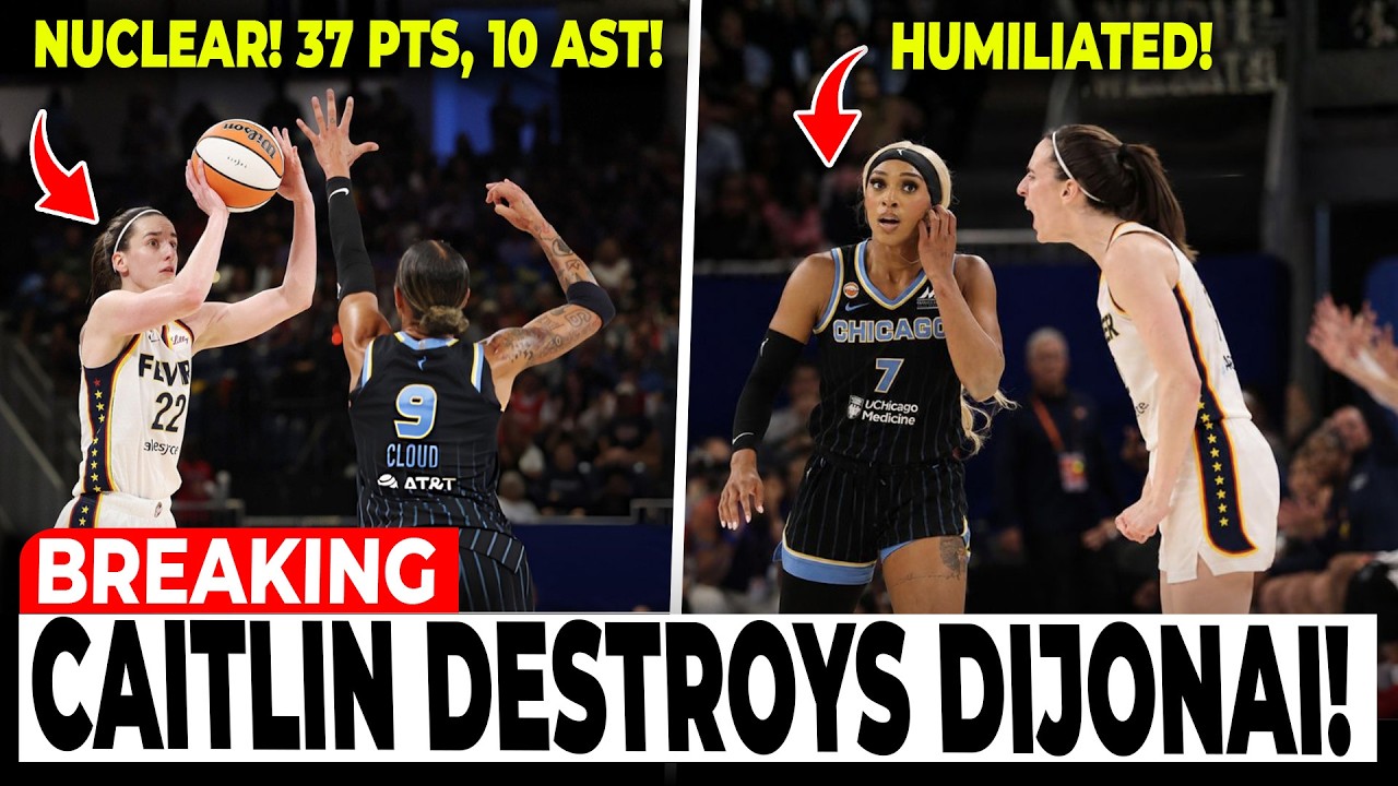 Caitlin Clark & Indiana Fever DESTROY WNBA BULLY DIJONAI CARRINGTON In BLOWOUT vs Chicago Sky!