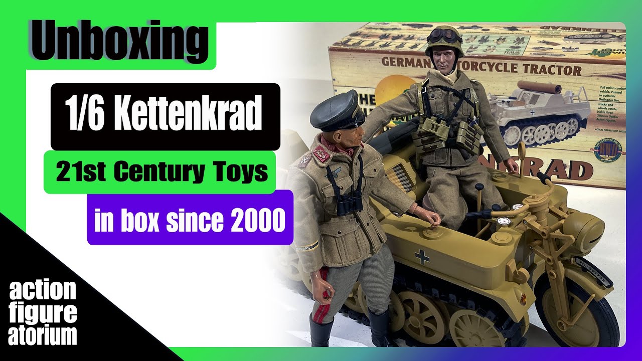 Unboxing | 21st Century Toys 1/6 Kettenkrad | mint in box for 20+ years!