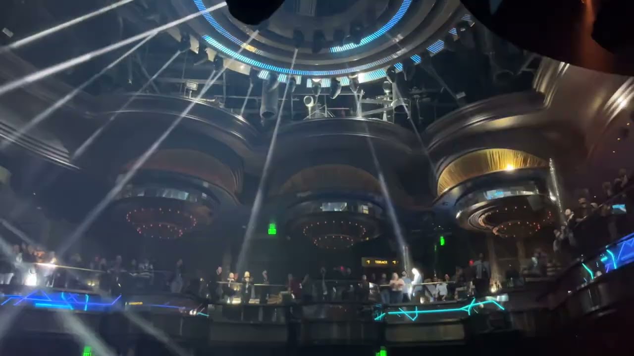 Crazy lighting system at Omnia Nightclub in Las Vegas, USA