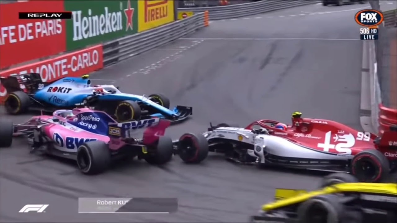 2019 Formula 1 GP - All Crashes and Spins