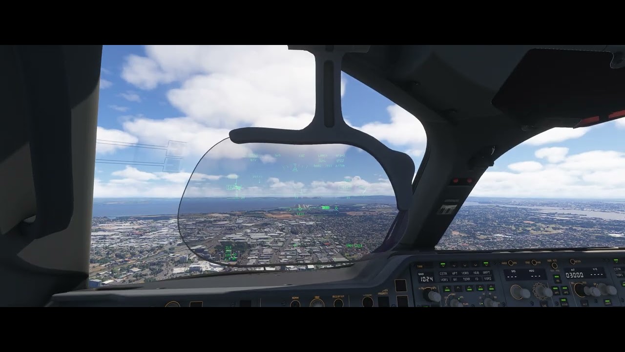 MSFS 2024 HUD FPV FIX for iniBuilds A350 landing Auckland