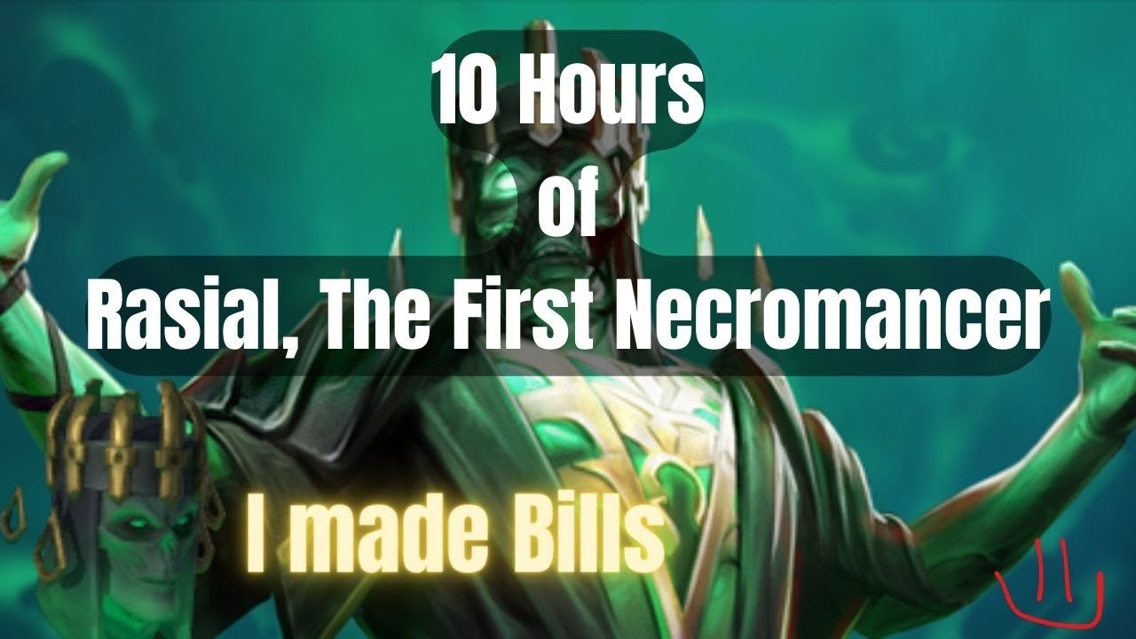 Loot from 10 Hours of Rasial, The First Necromancer