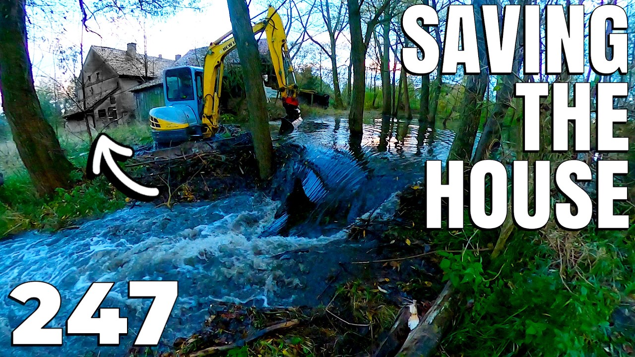 SAVING THE HOUSE! Beaver Dam Caused Massive Flood