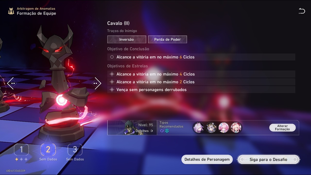 Castorice E0S1 no cavalo 2 do arbitragem de anomalias- Honkai star rail