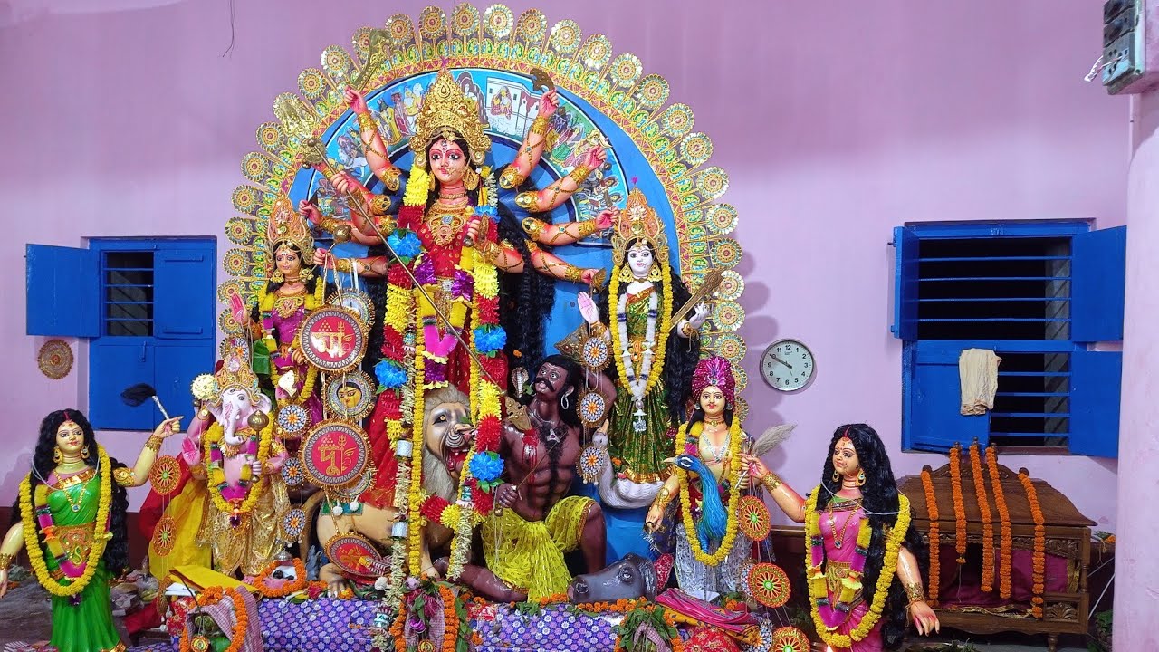 ব্যানার্জী বাড়ির দূর্গা পূজা  Part 5 #maadurga #durgapuja2025 