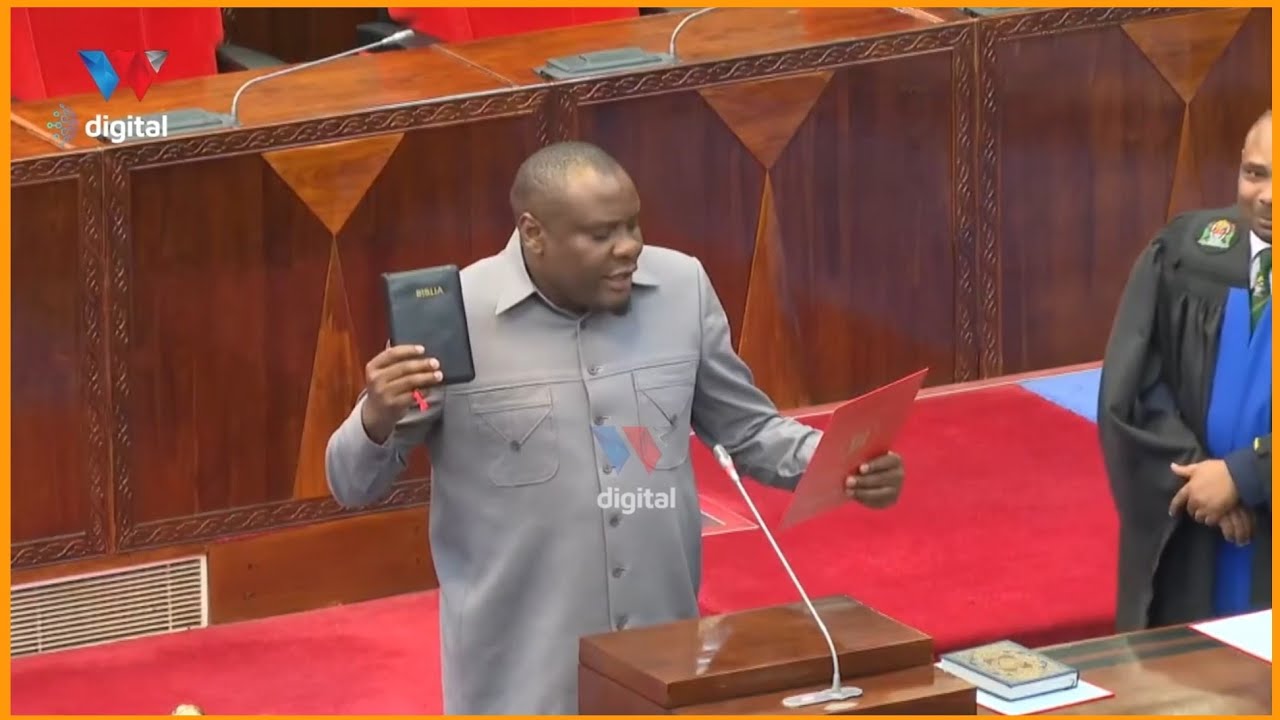 VIDEO:BABA LEVO akosea kula kiapo,ajiita BABALEVO bungeni badala ya ya jina halisi,spika amtaka kuan