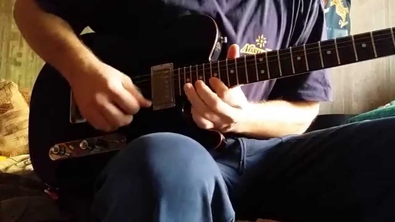 Warmoth telecaster guitar, mahogany neck and body, sound demo