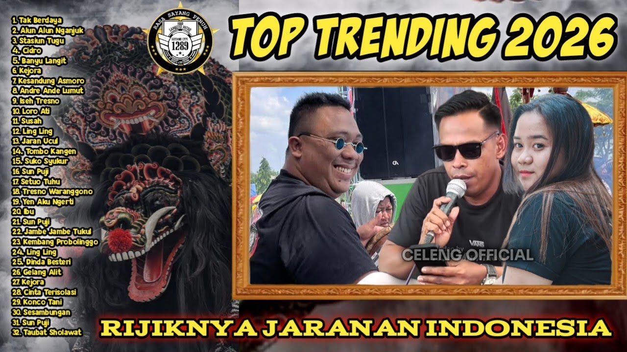 TOP TRENDING 2026 !! LAGU LAGU JARANAN SUPER PEGON INDONESIA SAMBOYO PUTRO