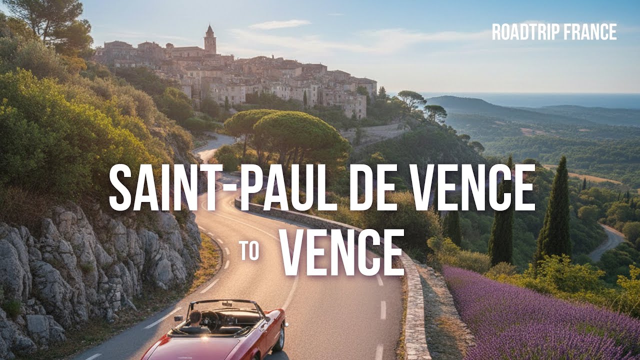 Wzg&oacute;rza Lazurowego Wybrzeża: Malownicza Trasa Między Saint-Paul de Vence a Vence