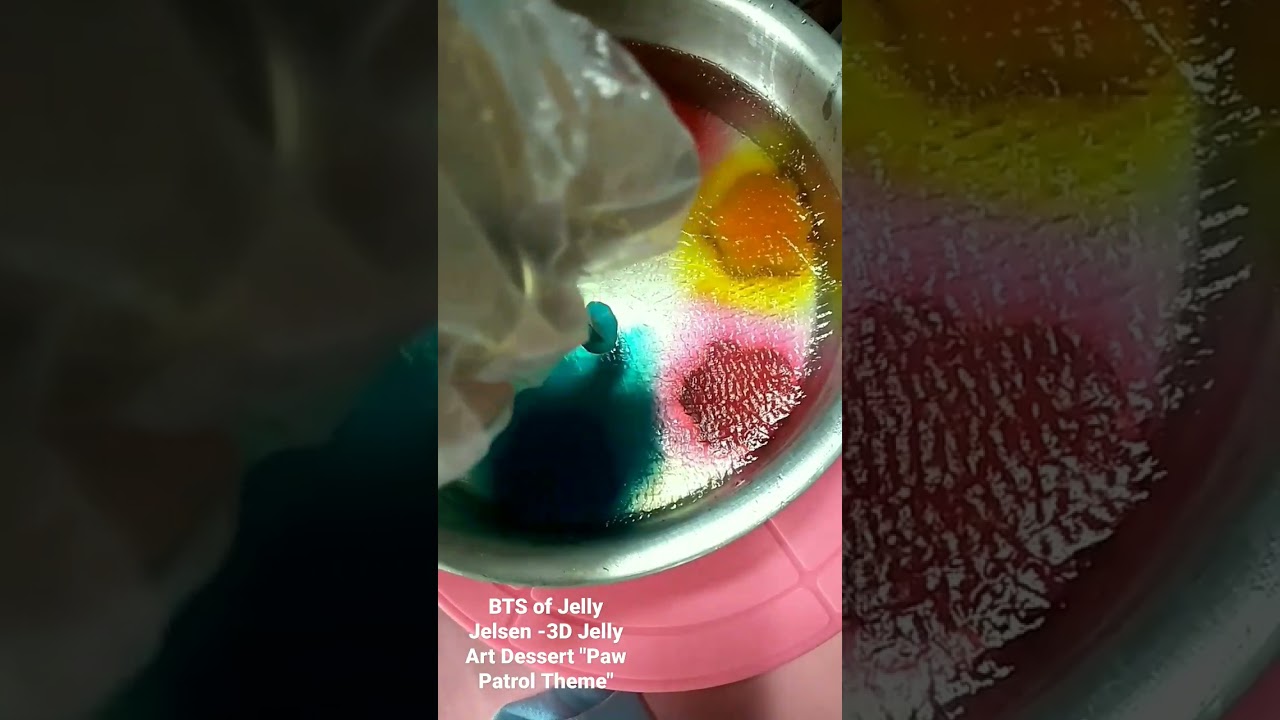 Paw Patrol Theme Jelly Jelsen -3D Jelly Art Dessert &bull;BTS