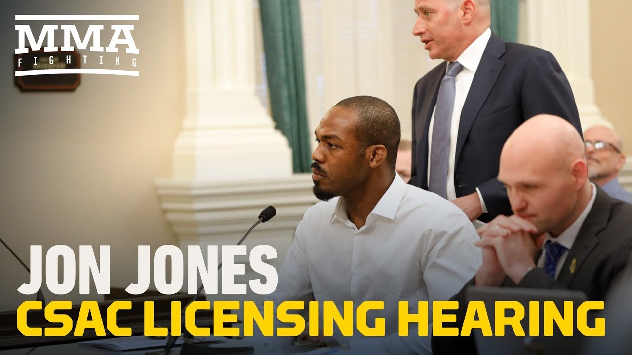 Jon Jones CSAC Licensing Hearing (Complete) - MMA Fighting