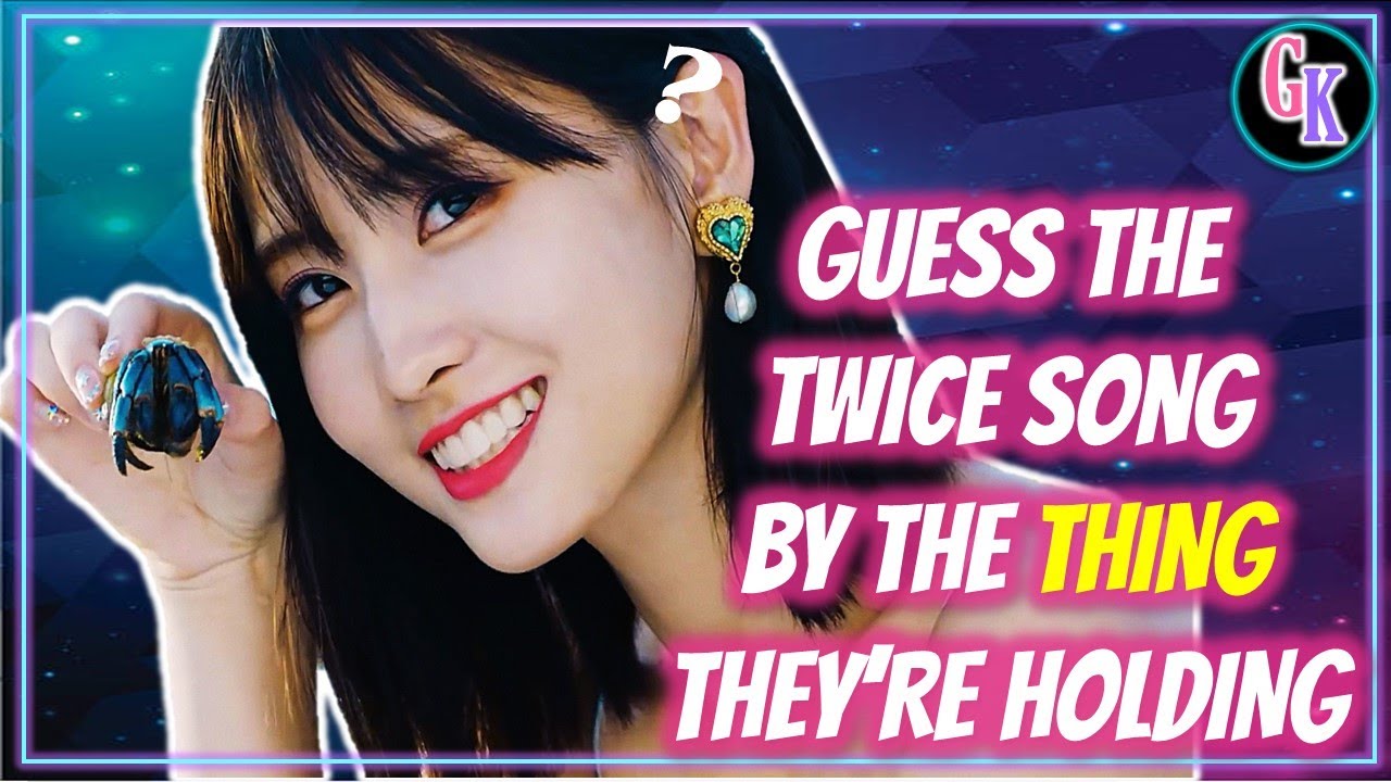 Let's play Once! || Guess the Twice song and Member by the Thing they're Holding