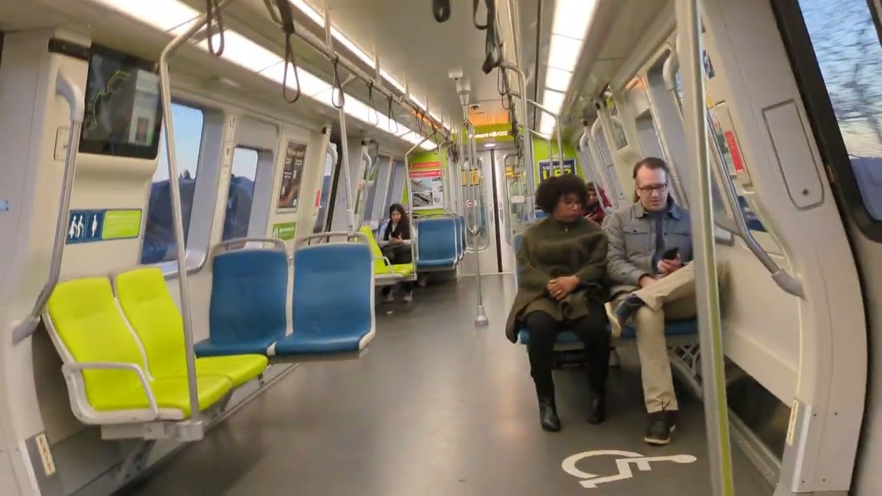 Westbound Yellow Line (Pittsburg Transfer Stop - MacArthur) ride
