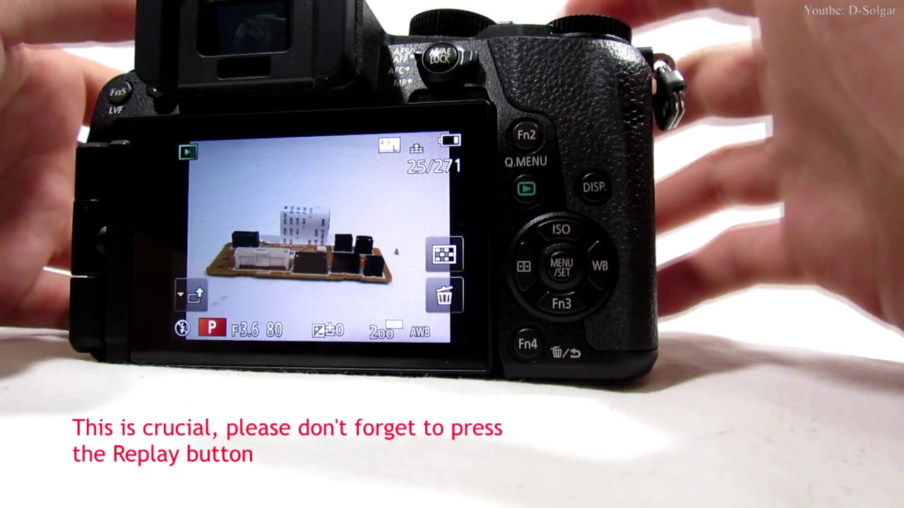 Panasonic Lumix G7 Imported/European Version PAL to NTSC (Unlock 30 & 60fps) - Tutorial