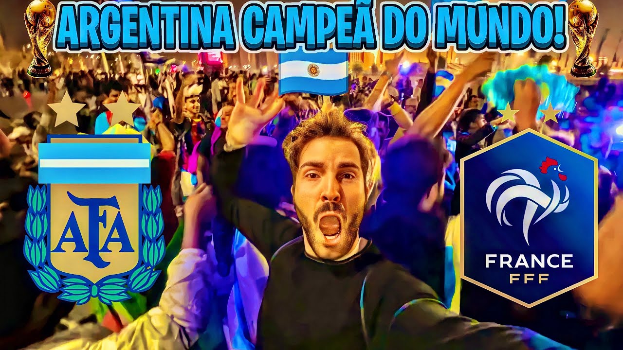 ARGENTINA CAMPEÃ COPA DO MUNDO 2022/ Argentina 3 x 3 França