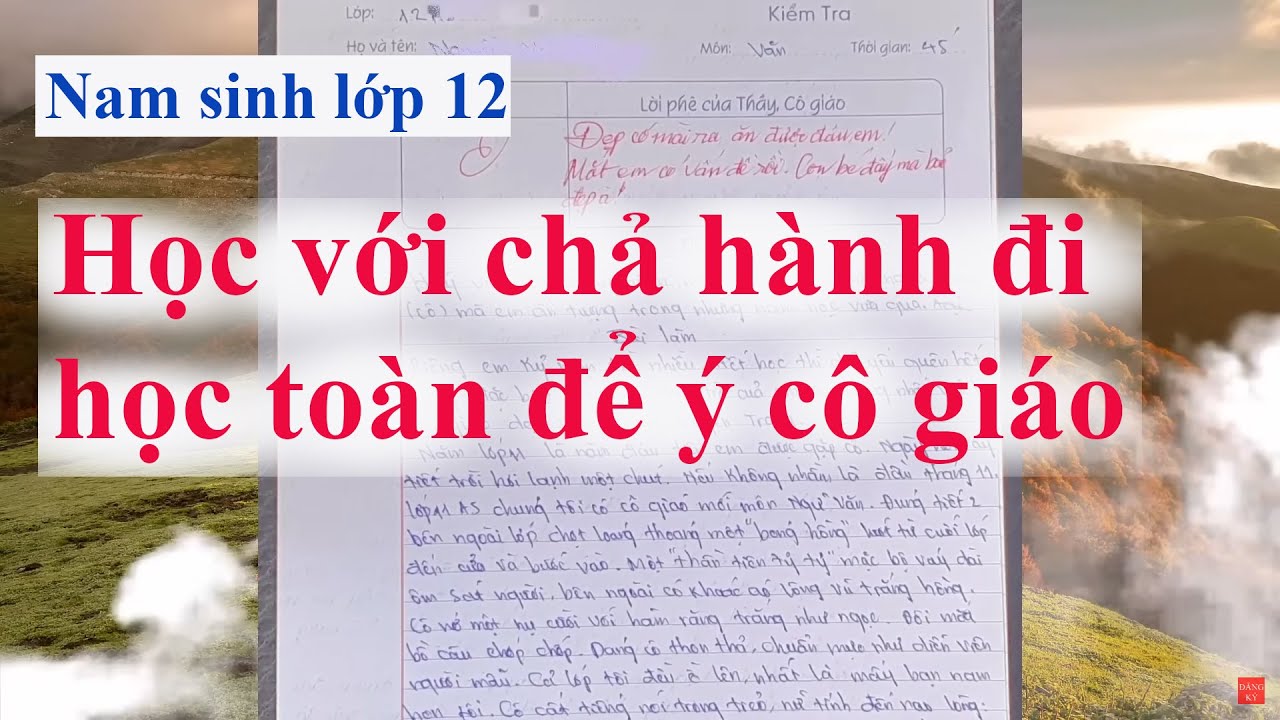 Những bài văn bá chấy khó đỡ hiếm gặp trong nhà trường #211