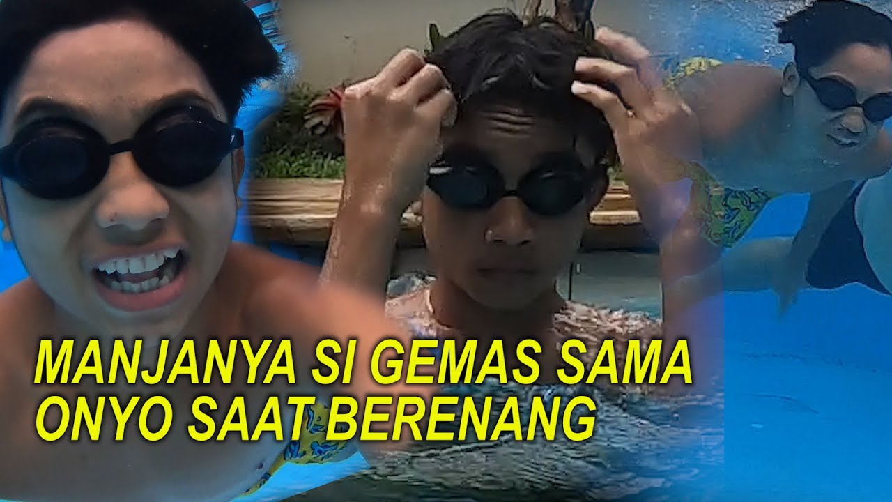 The Onsu Family - Manjanya si Gemas sama Onyo saat berenang