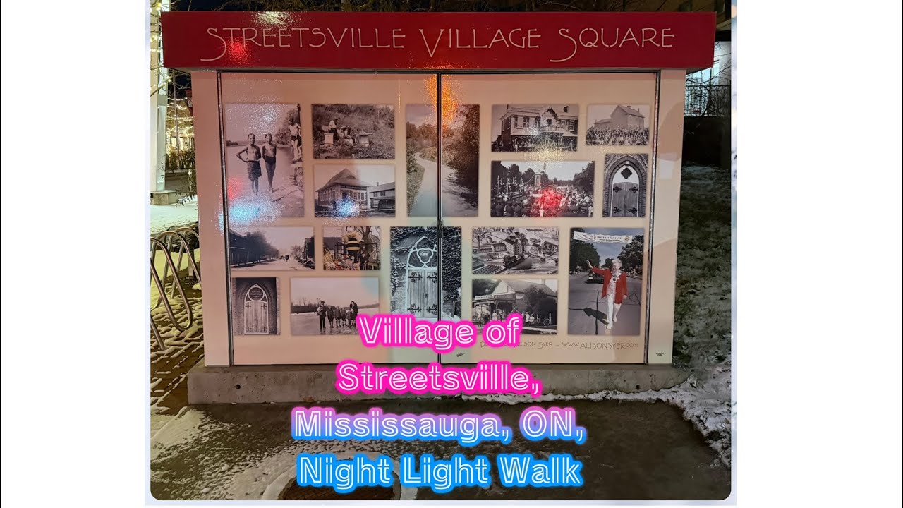 Beautiful Streetsville Night Lights | Mississauga&rsquo;s Hidden Gem ✨  🌙