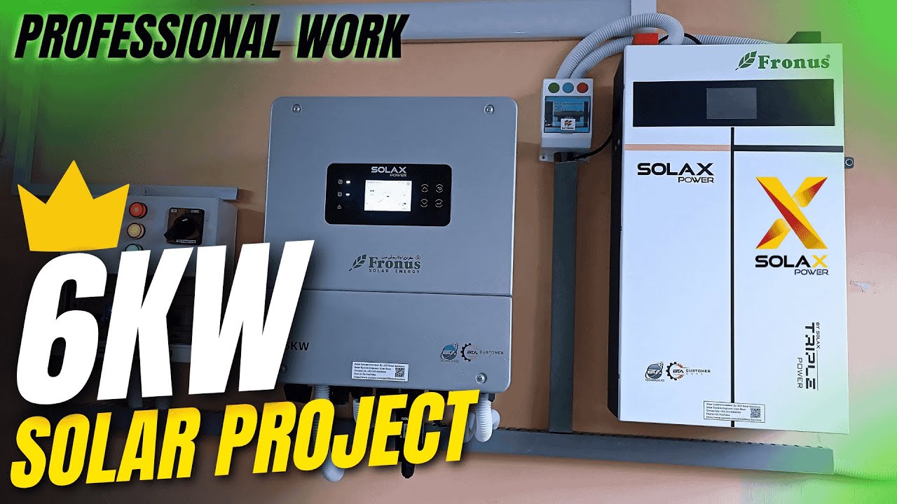 6Kw Solax Power IP65 Inverter with Solax Lithium Battery