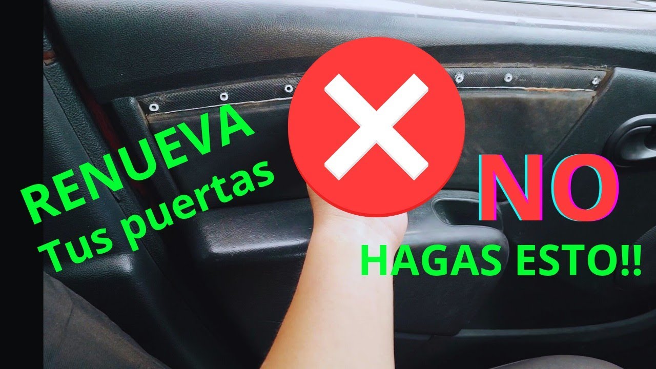 Pintando interior de las puertas NISSAN APRIO || No hagas esto 