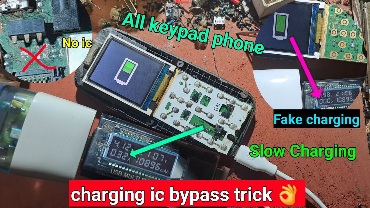slow charging fake charging solution | itel charging ic bypass | charging not store fix