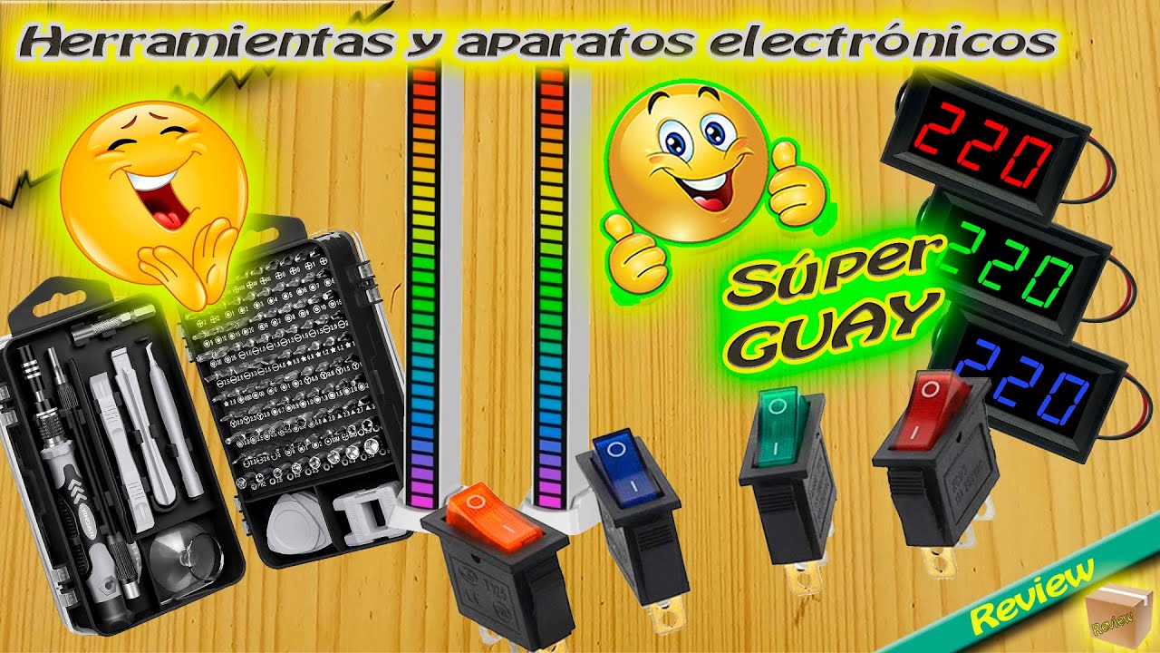 Herramientas y aparatos electr&oacute;nicos