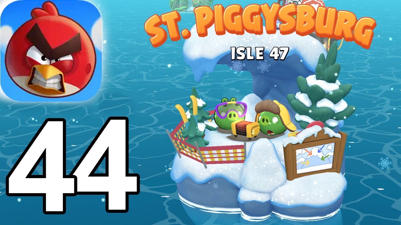 Angry Birds Bounce - прохождение игры на острове Сент-Пиггисберг, часть 44 (iOS)