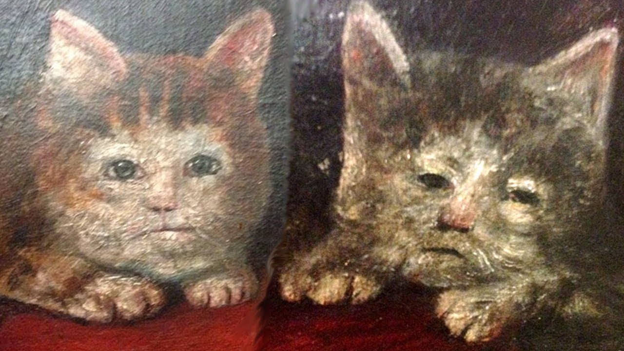 Cursed Medieval Cat Paintings