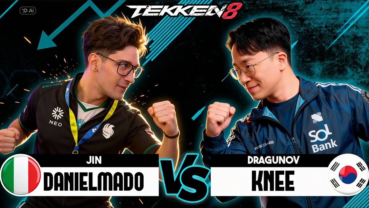 DANIELMADO (Jin) vs KNEE (Dragunov) ➤ Tekken 8 Pro Match - High Level