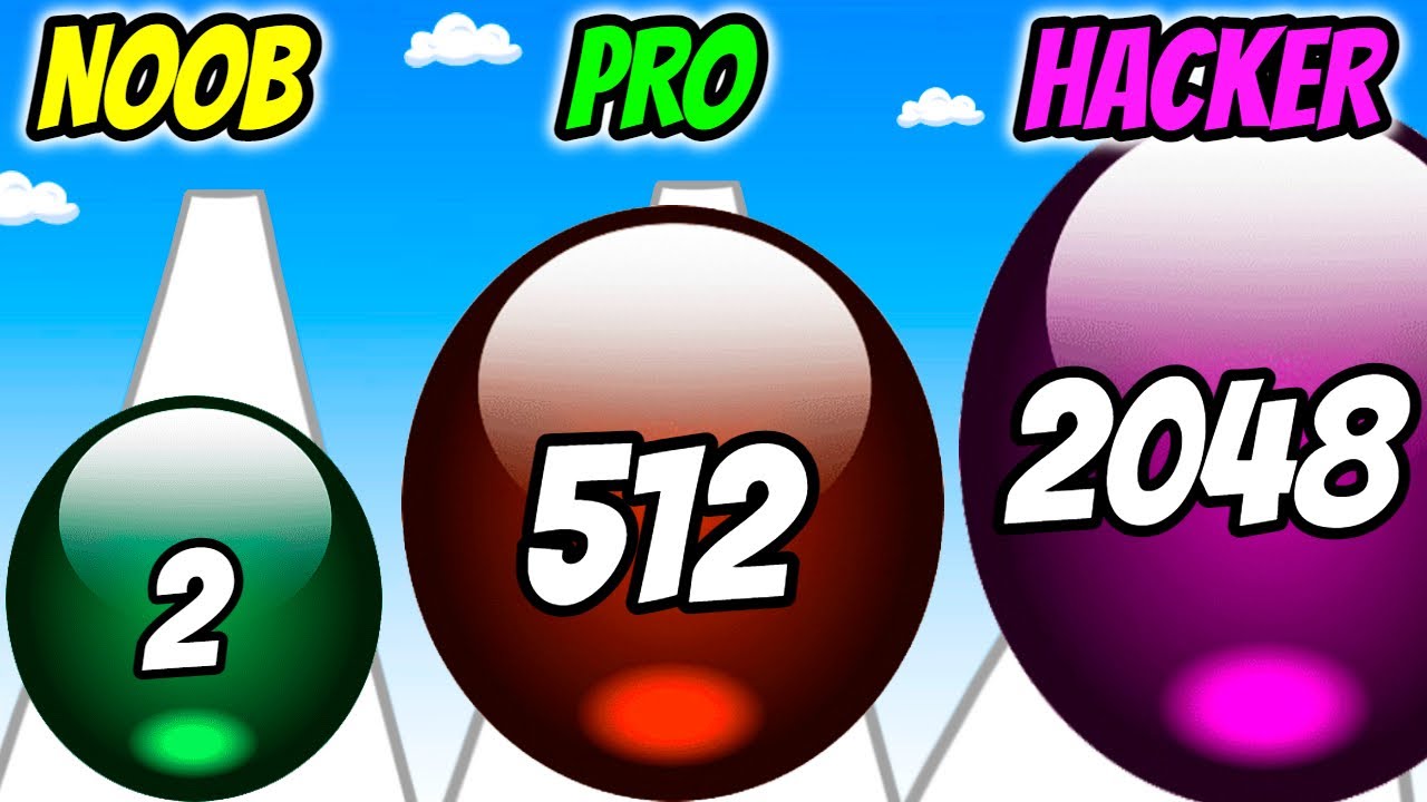 Faster Run 2048 - NOOB vs PRO vs HACKER