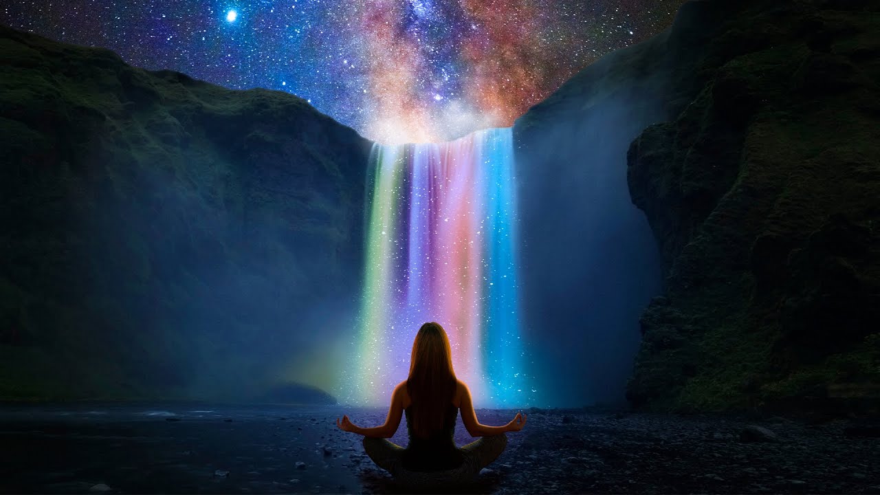 OM @432Hz with Waterfall Sounds | Full Body Negative Energy Cleanse