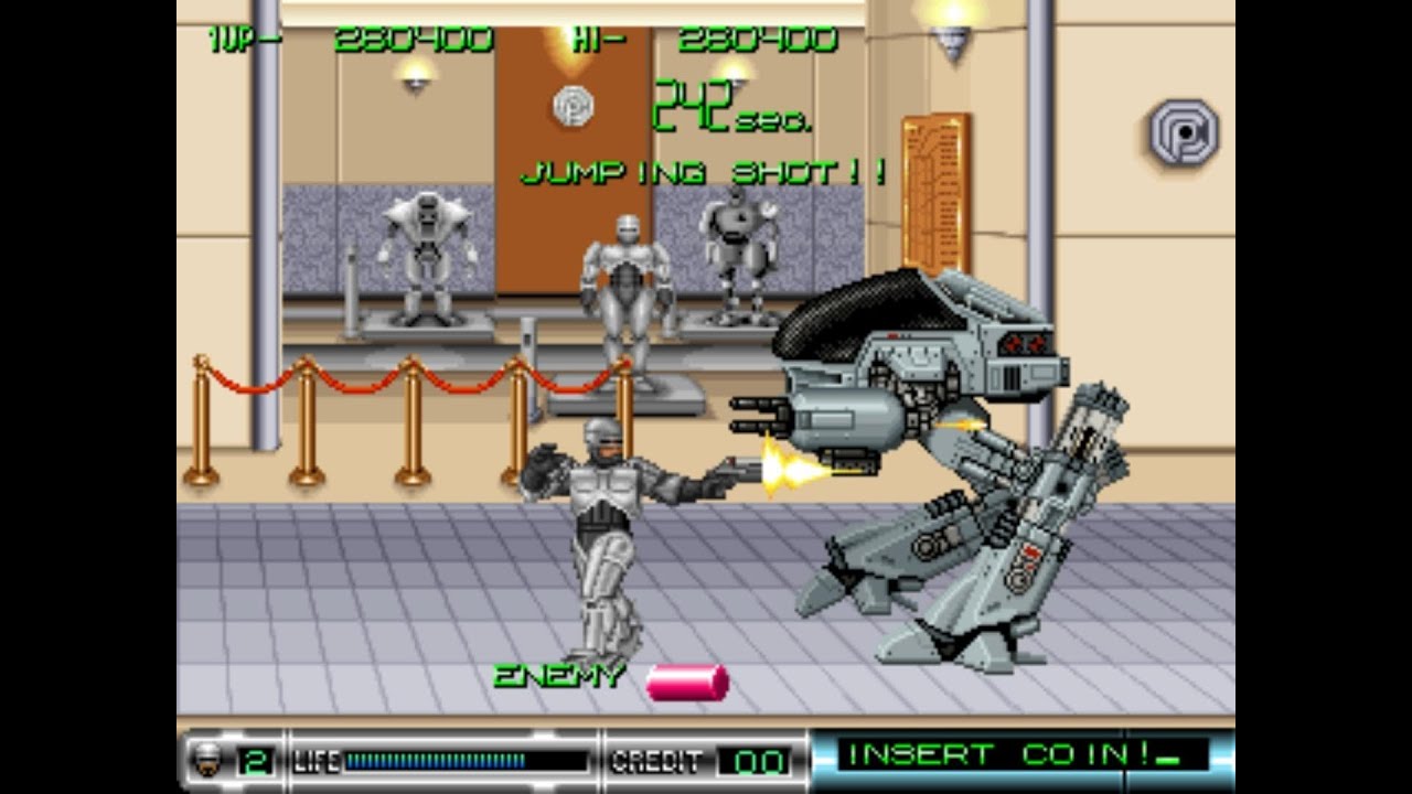 Robocop 2 Arcade Gameplay Playthrough longplay
