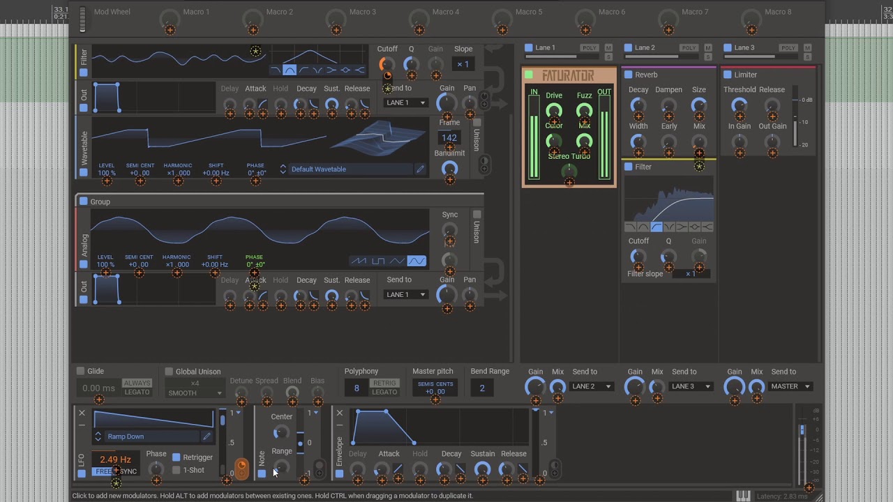 Teddy Killerz: Phase Plant Sound Design [Bass / Reece / Drum and Bass / DnB / Neurofunk]