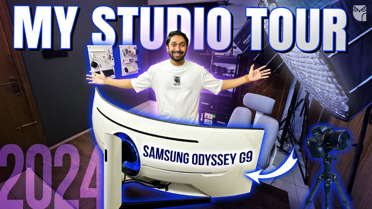 My Studio Tour 2024  |  Samsung Odyssey G9