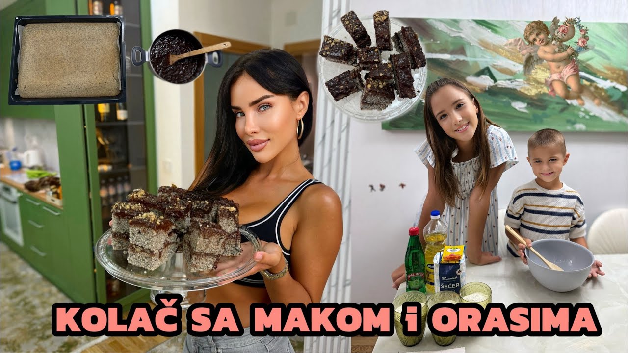 💥 FANTASTIČAN KOLAČ SA MAKOM i ORASIMA 💥Kad god ga spremim ne ostane ni mrvica! MERE NA ČAŠU 
