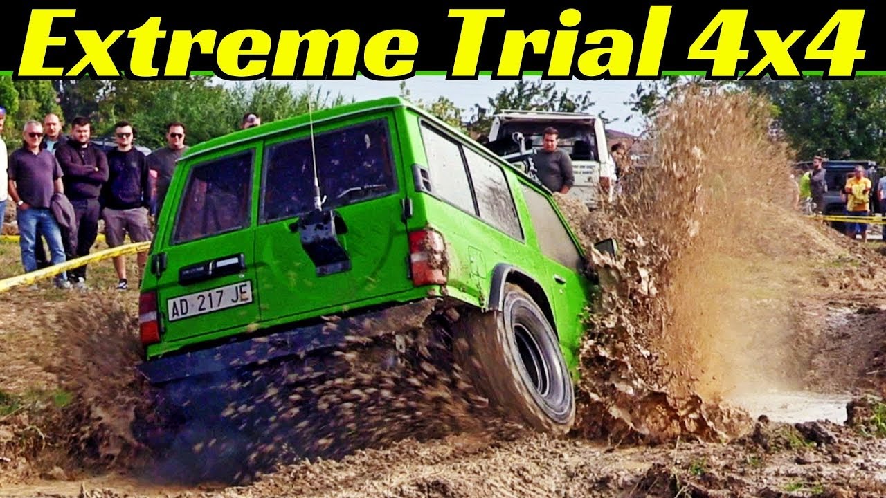Extreme Trial 4x4 Off-Road Parkour - Climbing, Dust, Mud & Water Moat! - San Biagio Motor Pork 2019
