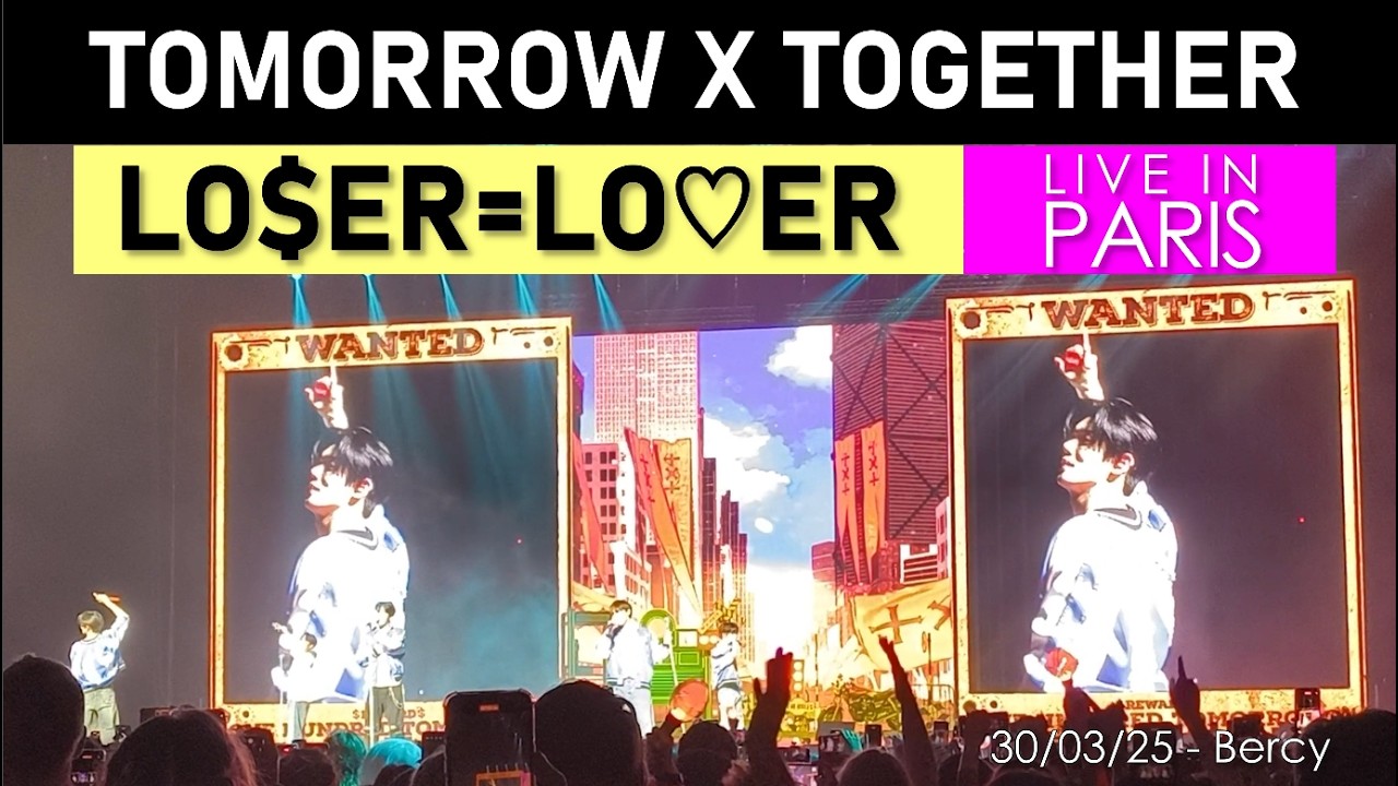 TOMORROW X TOGETHER (TXT) – LO$ER=LO♡ER Live in Paris (2025) | Fancam