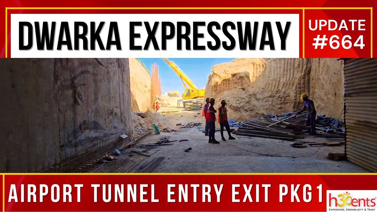Dwarka Expressway: Airport Tunnel 2nd ENTRY & EXIT ☎️ 9810101017