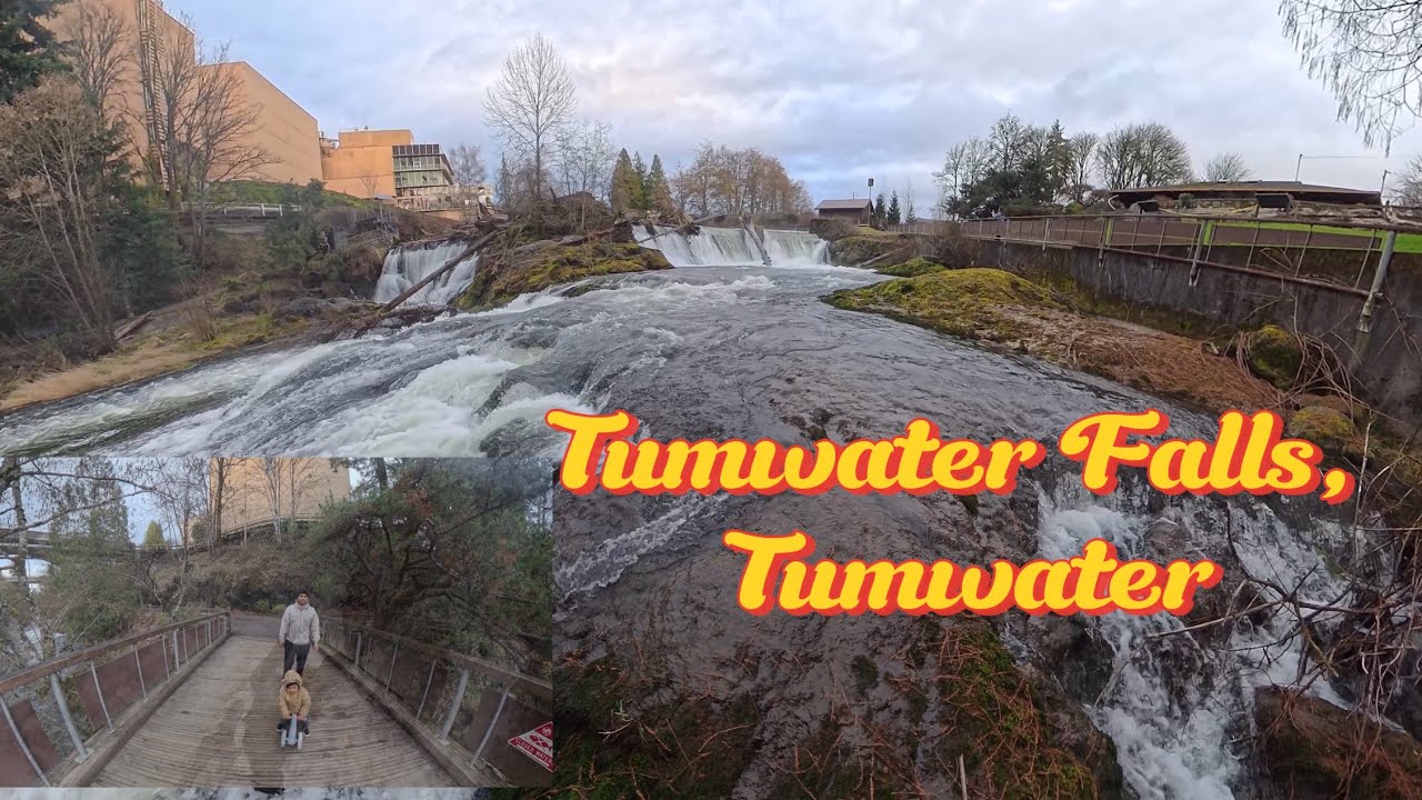 Tumwater Falls, Tumwater| Best hidden gem near Lacey and Olympia|| Aki ko riding skill improve bhayo