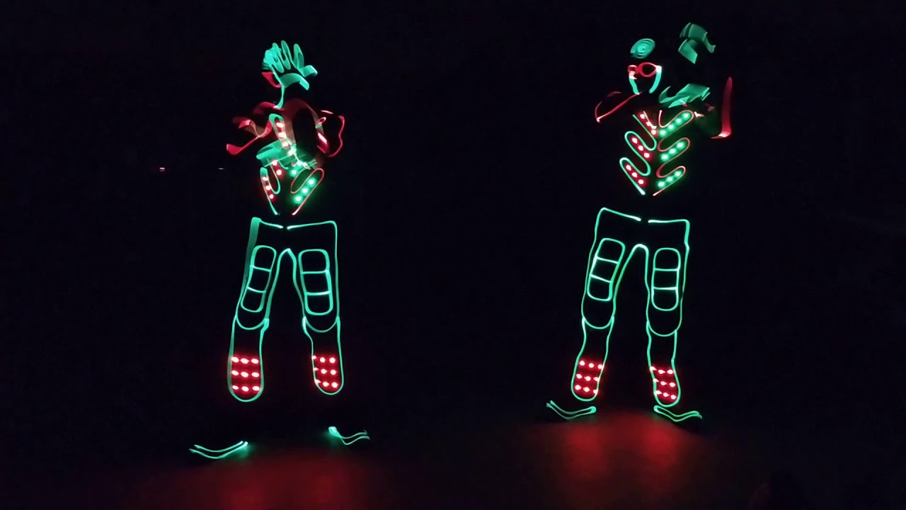 Roupa de led