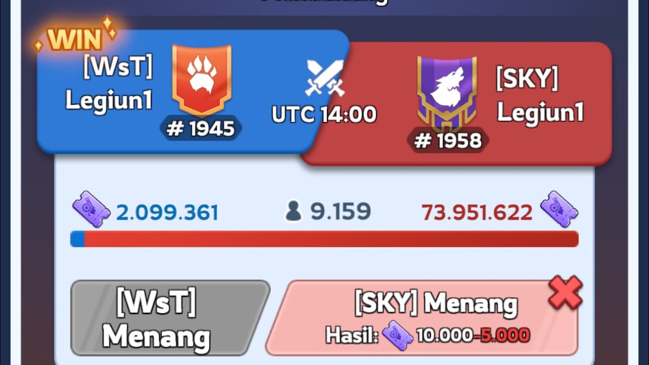 Wst 1945 VS SKY tyrant from 1958, 73M bet Underdog Tundra Arms League Without Survival #wos 