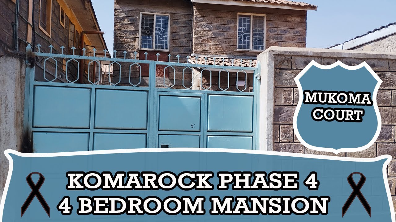 4 BEDROOM MANSION/ RENTAL/ IN KOMAROCK ESTATE PHASE 4(MUKOMA COURT)/HOUSE HUNTING.