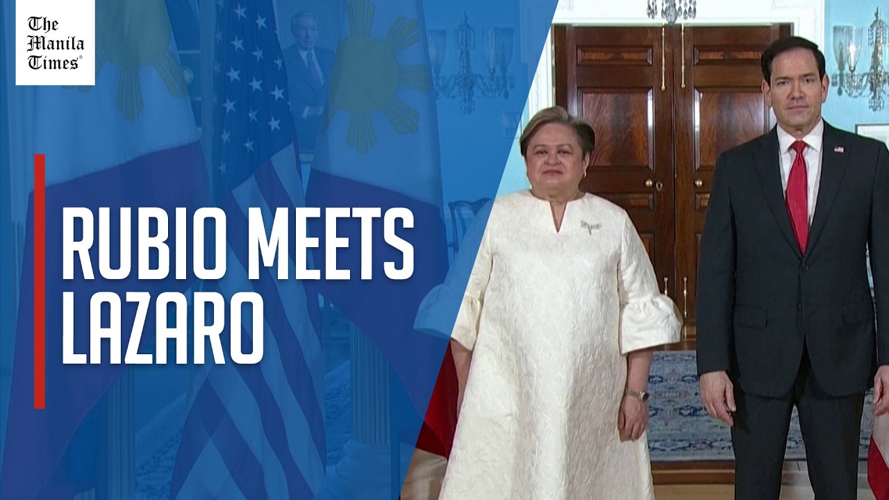 US Secretary of State Rubio meets Philippine Foreign Minister Lazaro