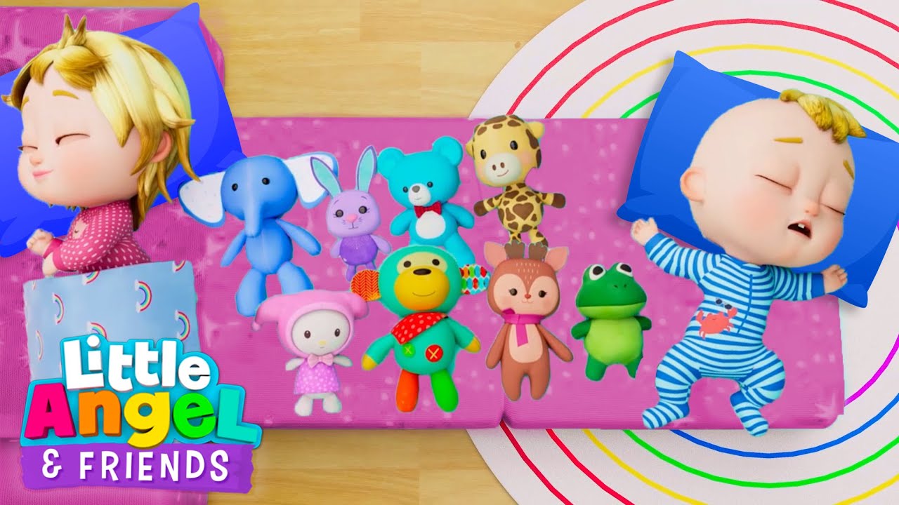 Ten In The Bed | Classic Nursery Rhyme | Little Angel And Friends Kid Songs