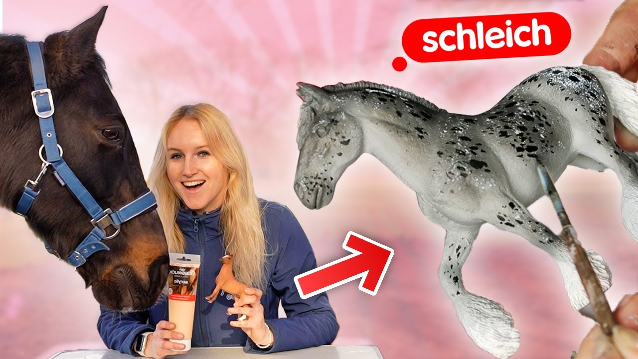 Mijn PAARD bepaalt mijn nieuwe SCHLEICH PAARDEN REPAINT! 😱