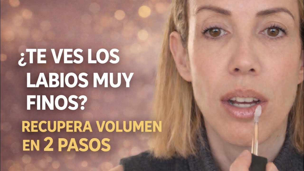 Cómo recuperar el volumen de tus labios en 2 pasos (sin rellenos)