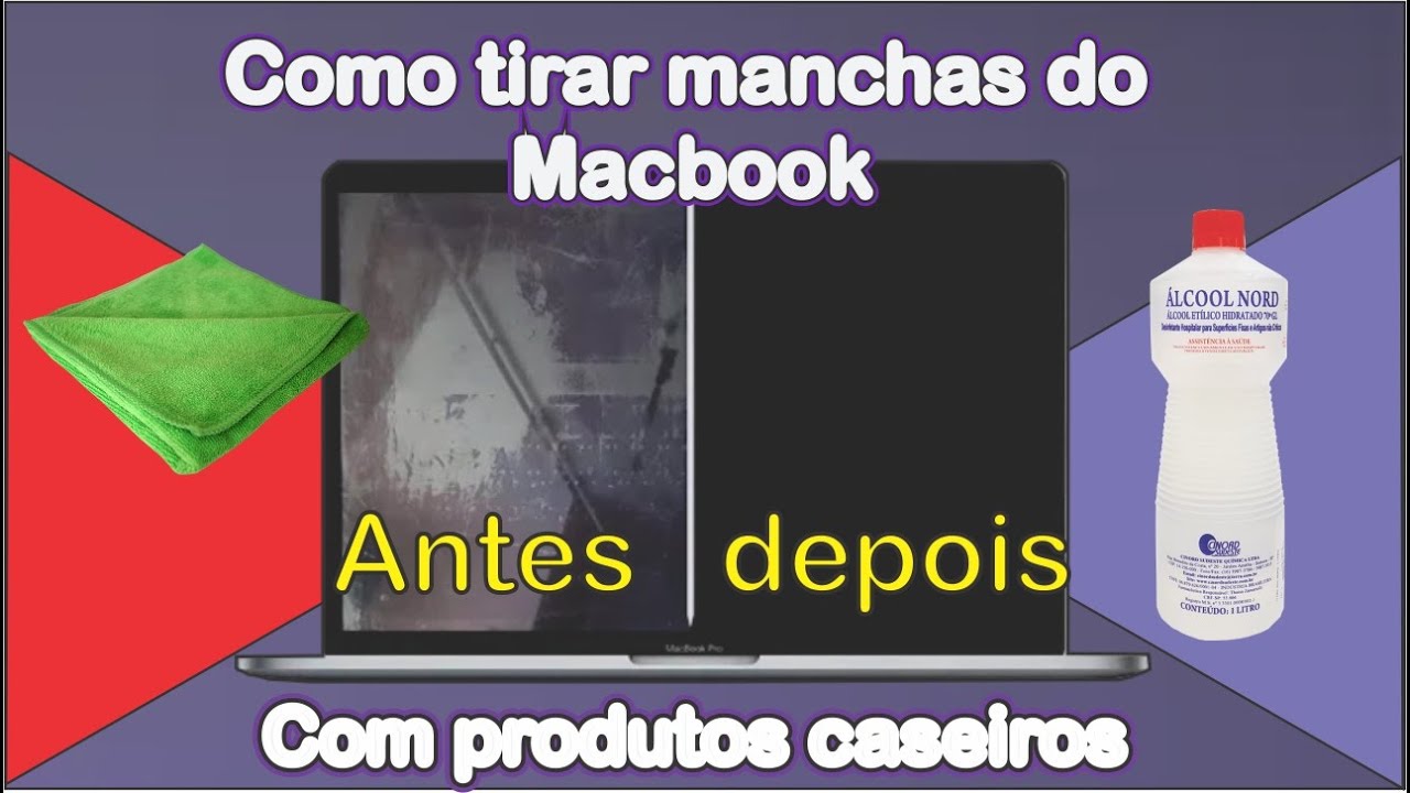 Macbook com tela manchada? Te ensino como tirar manchas com o que voc&ecirc; tem em casa