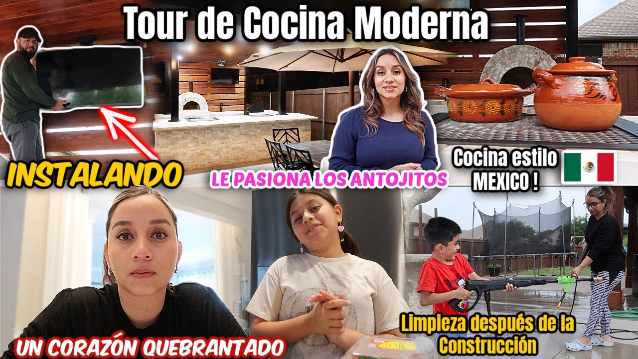 Ya ESTA LISTA NUESTRA NUEVA COCINA‼️ | *TOUR COMPLETO* | Fogon de leña🪵| Me QUEBRANTA MI CORAZON💔