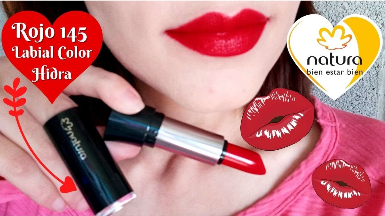 LABIAL COLOR HIDRA (ROJO 145) VIVA NATURA.